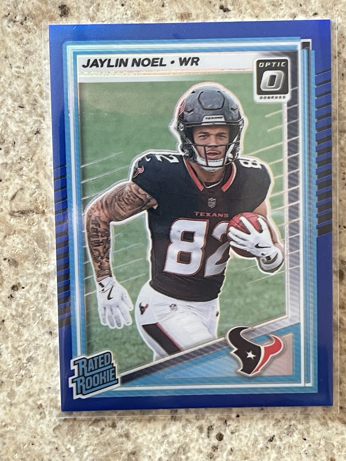 2025 Panini Donruss Optic Rated Rookie #241 Jaylin Noel BLUE Prizm /249
