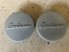 Set Of 2 Lorinser Painted Custom Wheel Center Caps Set Of 2 Lorinser Painted Custom Wheel Center Caps