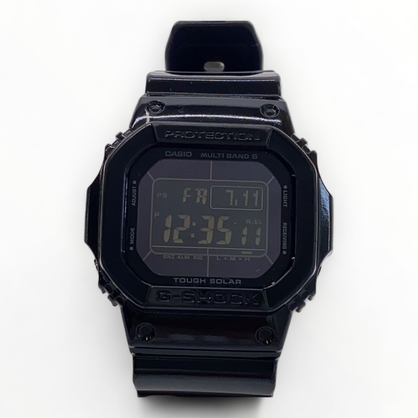 CASIO Solar Digital Watch for Men - Black, 1.73