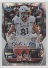 2022 Bowman U Chrome Prospect Lava Refractor 150/199 Josh Whyle #89 Auto pe8