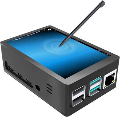 For Raspberry Pi 4 Touch Screen with Case, 3.5 Inch Touchscreen with Fan, 320X48
