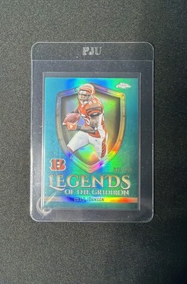 2025 Topps Chrome NFL Chad Johnson Legends of the Gridiron Green Refractor /199
