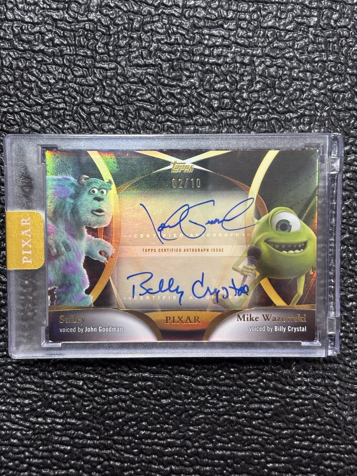 Sulley 2025 Topps Chrome Disney #5 Blue Mini Diamonds Refractor