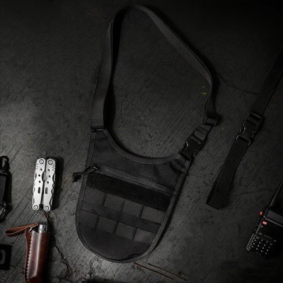 Concealed Carry Pistol Gun Bag Tactical Crossbody Shoulder Sling Bag Chest Pack