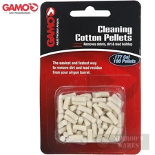 Gamo .177 Cal CLEANING COTTON PELLETS 100-Pk Airgun Air Rifle 621241254CP