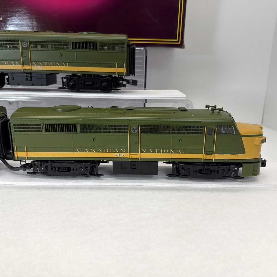 MTH Premier 20-2243-1 Canadian National FA-2 ABA Diesel Set PS.2 O Used BCR CN - Image 3 of 4