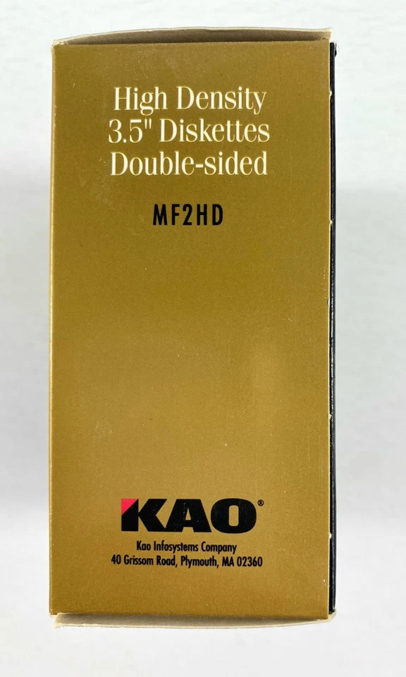 KAO 3.5" Micro Disquete DOBLE CARA Disquetes 10 Discos 1.44MB MF2HD SELLADO Foto 4 de 4