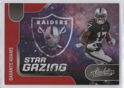 2022 Panini Absolute Star Gazing Spectrum Red /100 Davante Adams #SG-18 o7m