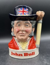 Royal Doulton John Bull Jim Beam Character Jug Decanter England