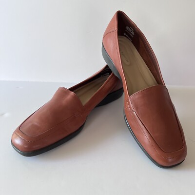 Easy Spirit Women’s Size 8 Brown Leather Slip-On Shoes Easy Spirit women main image 4