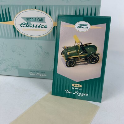 Hallmark Kiddie Car Classics 1964 Garton Tin Lizzie Diecast Peddle Car - Green