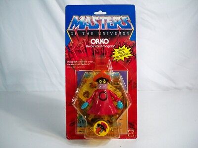 K23i02514 ORKO MOC MINT ON SEALED CARD HE-MAN 1983 MOTU VINTAGE FIGURE MATTEL
