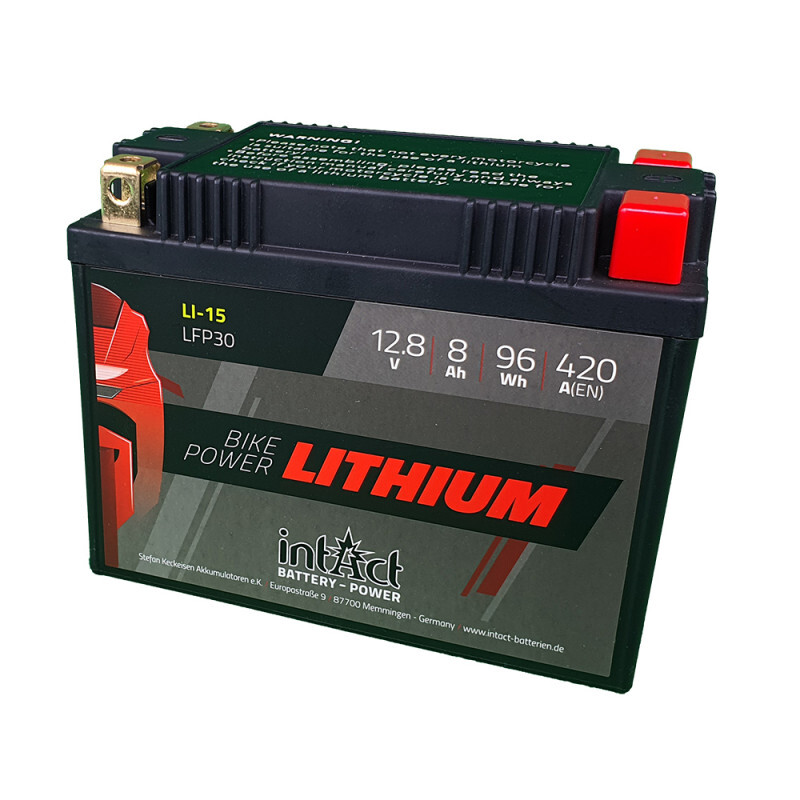 Batterie Lithium LFP30 POWER BIKE solution anti panne hiver pour moto