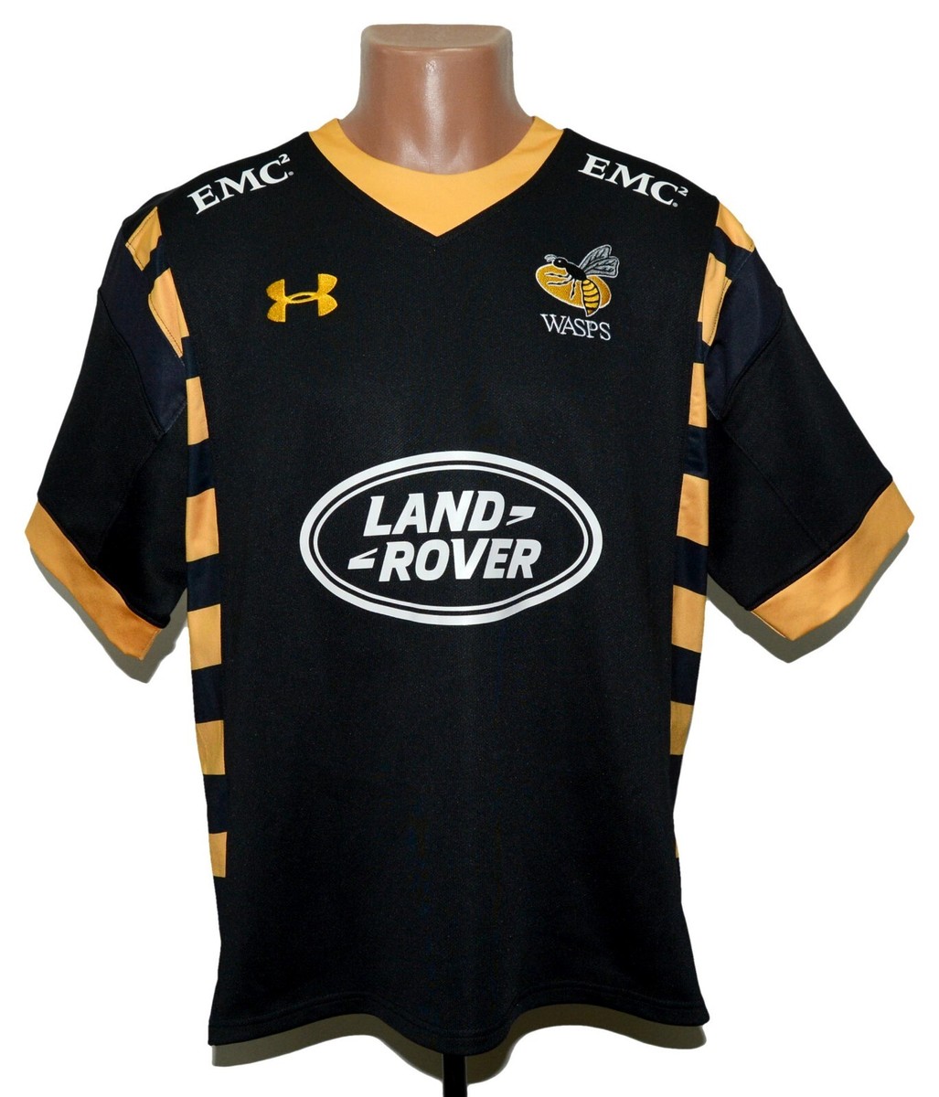 LONDON WASPS RUGBY UNION SHIRT JERSEY UNDER ARMOUR L | eBay
