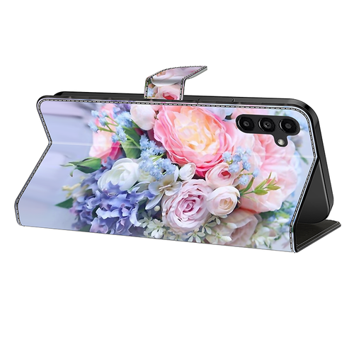 For Samsung S22 S21 S20 FE Luxury Patterned Flip Leather Wallet CardCase Cover - Picture 5 of 82