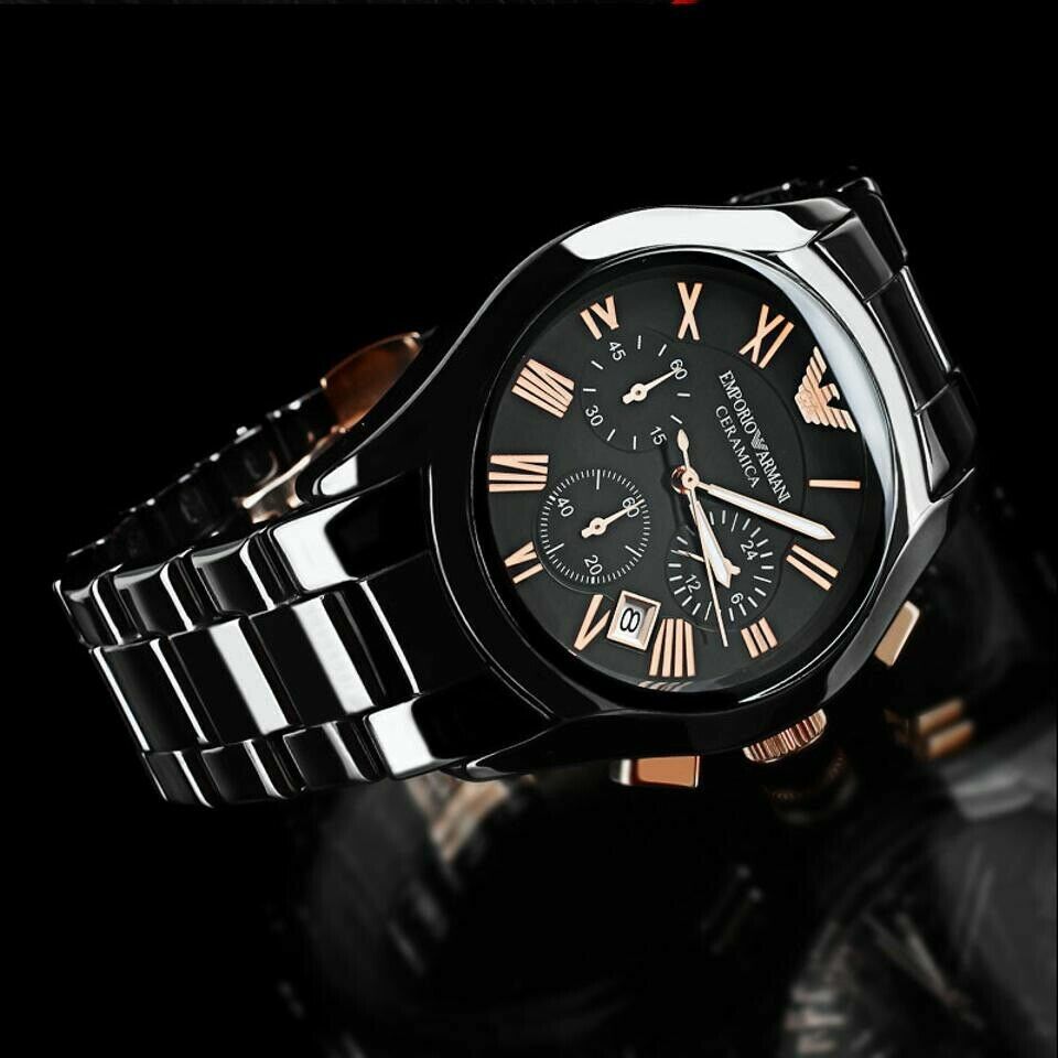 Montre chrono Emporio Armani pour homme l'accessoire idéal du quotidien au bureau