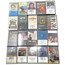 Hank Williams Jr Neil Diamond Kenny Rogers Charlie Daniels 20 Cassette Tapes Lot