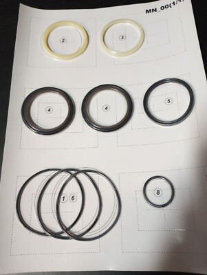 PALADIN BRADCO SEAL KIT FOR SFB500 HYDRAULIC BREAKER ITEM # 07-8478