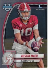 2024 Bowman University Chrome Austin Mack 1st Bowman Alabama Crimson Tide #87