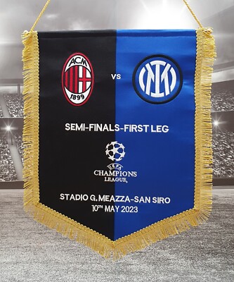 FANION PENNANT WIMPEL FOOTBALL CALCIO MILAN AC (Italie