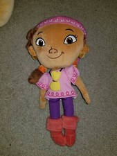 Disney Store Izzy Plush Doll 12" Jake And The Neverland Pirates