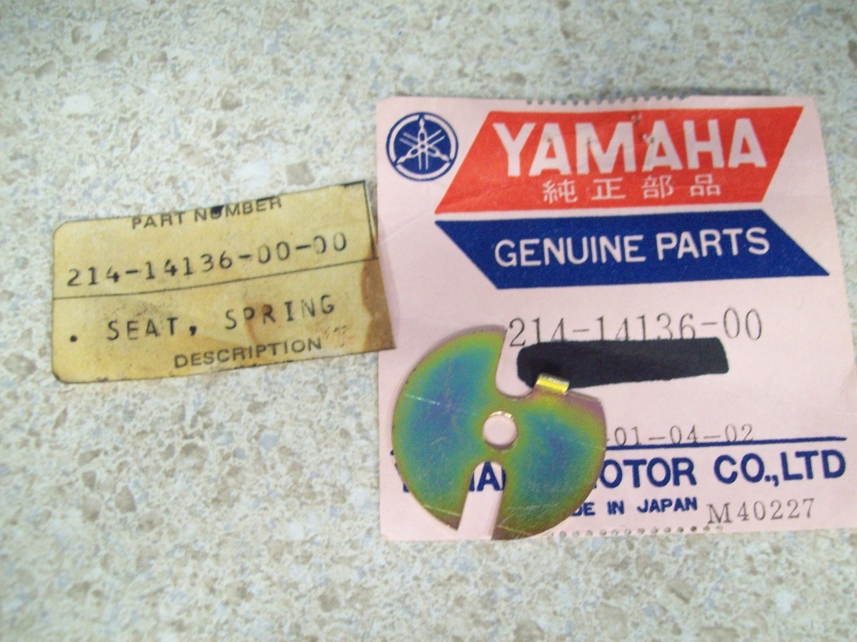 NOS OEM Yamaha Spring Seat 1969-1973 DT1B DT1S DT3 214-14136-00 | eBay