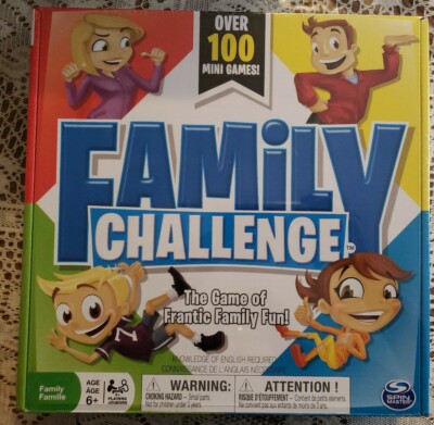 Family Challenge Over 100 Mini Games of Vision Agility Smarts Luck -New
