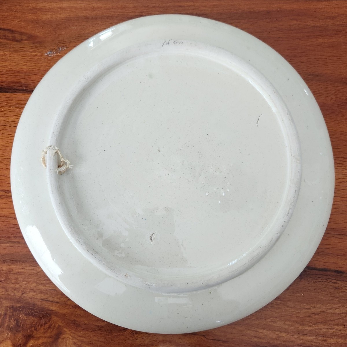 Vintage Azim Cini Hand-Painted Turkish Porcelain Plate