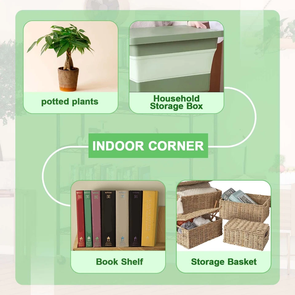 Wire Shelving Unit with Wheels Steel 6 Tier Heavy Duty Layer Rack 18x48x82 inch - Image 4 of 4