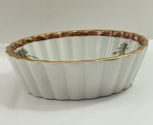 Vintage Hand painted Fujita Kutani Japanese Bowl RARE Highly Collectible - Picture 3 of 5
