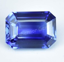 Flawless 5.45 Ct Natural Blue Ceylon Sapphire Emerald Certified Loose Gemstone
