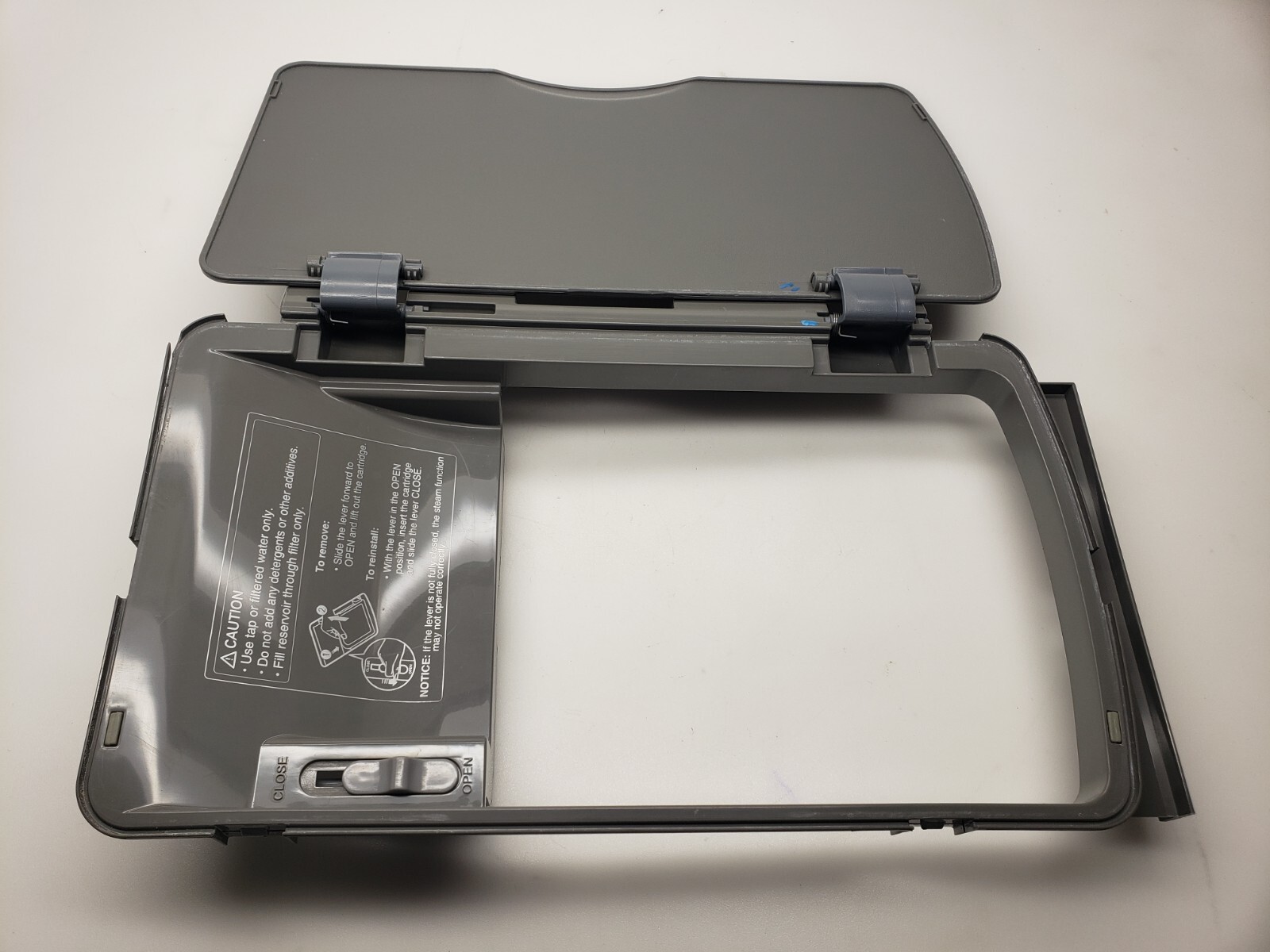 MEA61877505 MEA61877502 OEM Dryer Steam Feeder Compartment Lid 