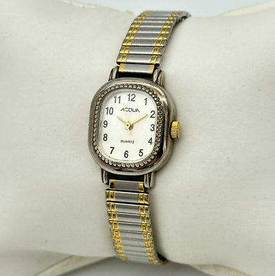 Women's ACQUA Timex Classic Two-Tone Dress/Casual Flex Band