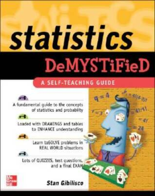 #ad Statistics Demystified Paperback By Stan Gibilisco GOOD $4.08