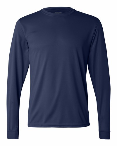 Augusta Sportswear 788 Mens Long Sleeve Tee Moisture Wicking Basic T-Shirt - Picture 10 of 22