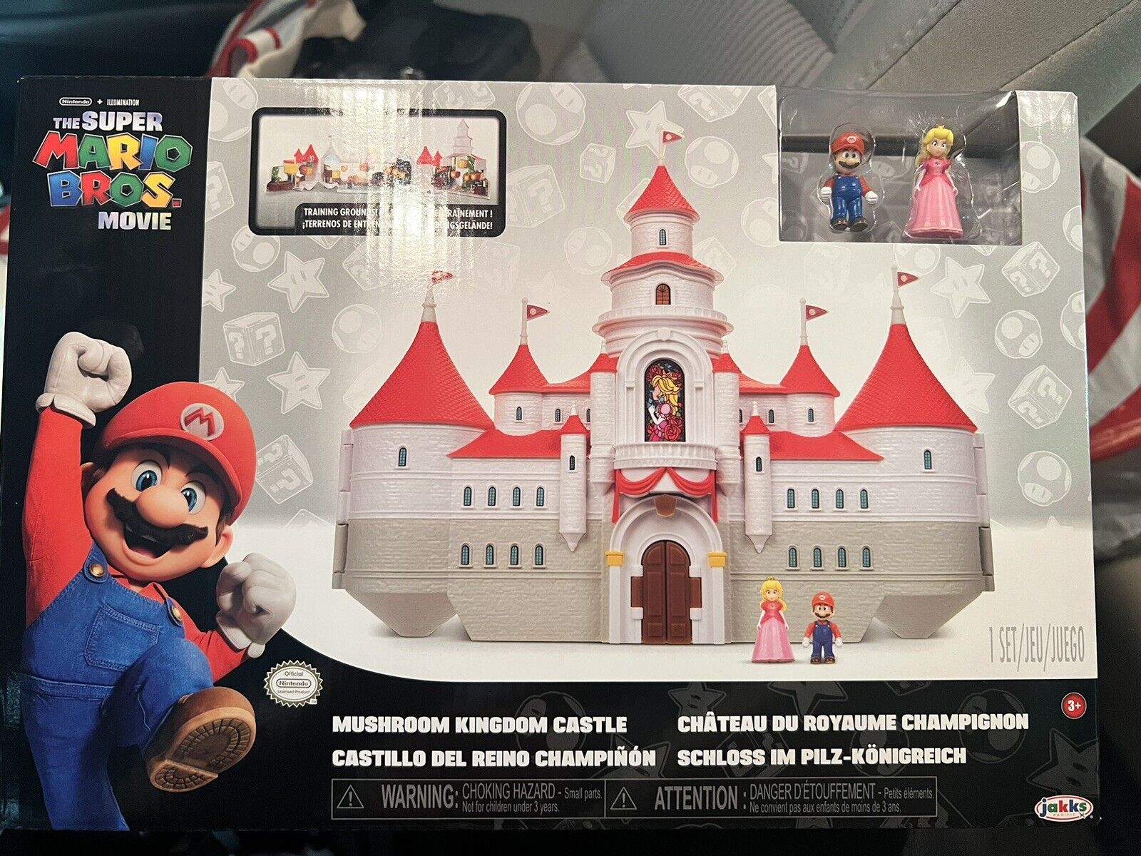 The Super Mario Bros Movie Mushroom Kingdom Castle Jakks NEW 2023