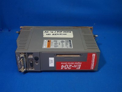 Emerson EN-204 EN204 Digital Servo Drive AS IS/FOR PARTS NO RETURNS