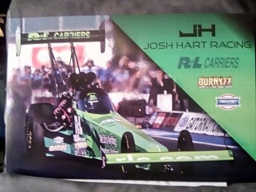 2023 JOSH HART R&L CARRIERS TOP FUEL DRAGSTER NHRA POSTCARD - Picture 1 of 1