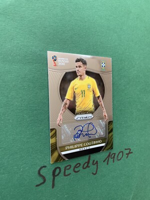 Panini PRIZM World Cup 2018 Russia Autograph Signature Coutinho S-PCO Auto 18