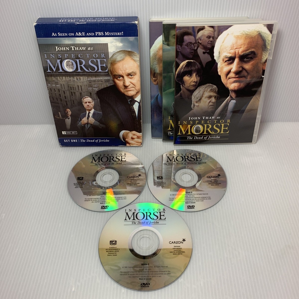 Inspector Morse: Set One - The Dead of Jericho (DVD, 1987, 3-Disc