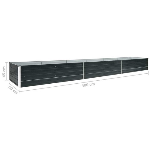 Garden Raised Bed Galvanised Steel Outdoor Planter Pot Vegetable Flower Herb Box - Picture 69 of 74