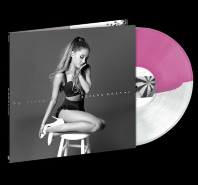 IN HAND Ariana Grande My Everything Lavendar Clear Split Vinyl