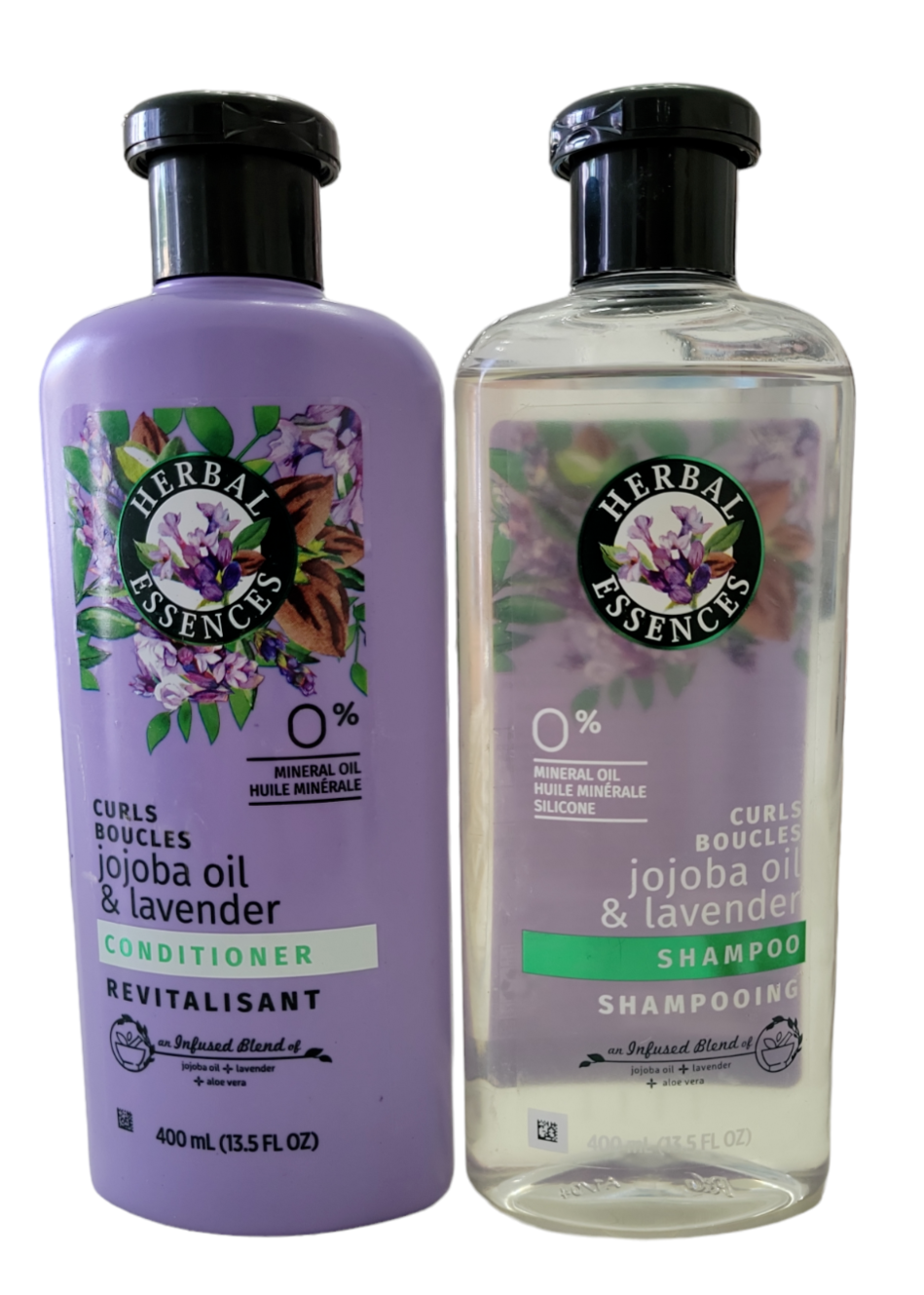 Herbal Essences JOJOBA OIL & LAVENDER smoothing Shampoo and conditioner