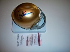 DARYL LAMONICA NOTRE DAME FIGHTING IRISH,RAIDERS JSA/COA SIGNED MINI HELMET