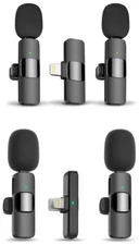 Professional Wireless Lavalier Lapel Microphone for iPhone/iPad/Android Podcast