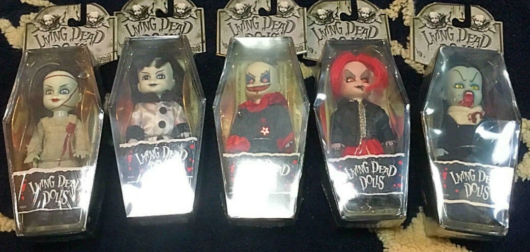 MEZCO Living Dead Dolls Mini series 3 5-Piece Set hard to find | eBay