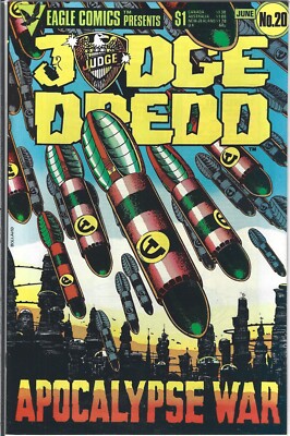 EAGLE COMICS PRESENTS JUDGE DREDD #20 (NM) HIGH GRADE COPPER AGE
