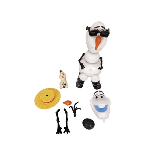 Disney Store Exc Frozen Olaf Mix 'Em Up Play Set 14pc Interchangeable Figure And