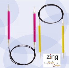 KnitPro Rundstricknadel Zing Aluminium bunt beschichtet 2,00-6,00mm NEU