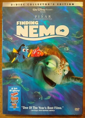 FINDING NEMO Collector's Edition 2-DVD Set NEW Pixar Disney Animation Family Kid
